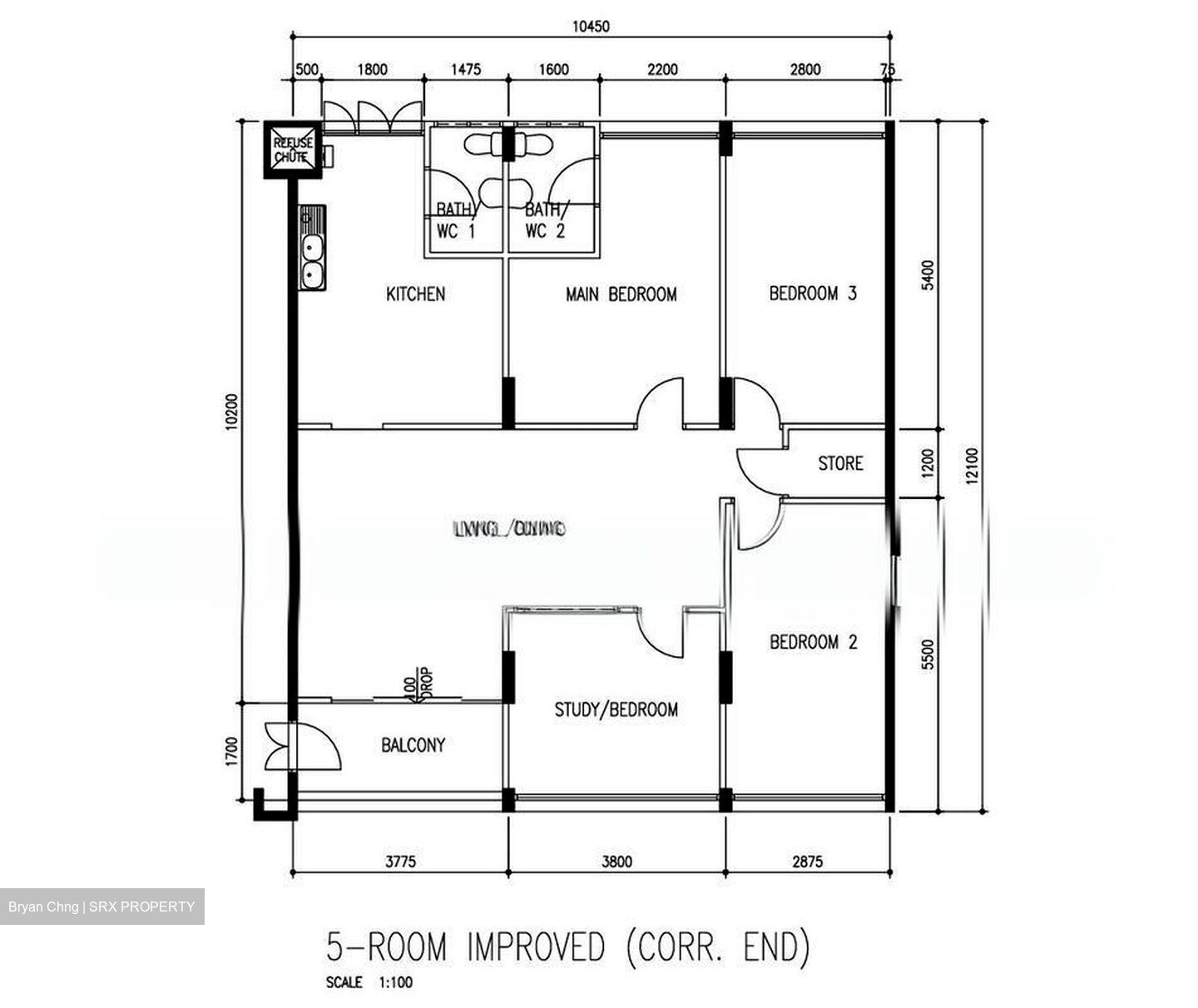 Blk 122 Teck Whye Lane (Choa Chu Kang), HDB 5 Rooms #538797921